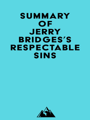 cover image of Summary of Jerry Bridges's Respectable Sins